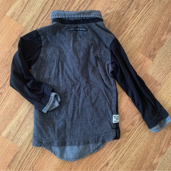 MEXX black collared shirt - 18-24 month - Picture 3 of 4